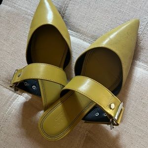 ASOS brand mules with silver buckle detail size 6